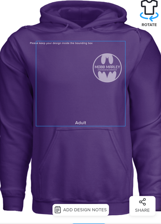MoBB Marley$ Purple Hoodie